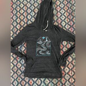 Graphic Charcoal Hoodie Sweatshirt